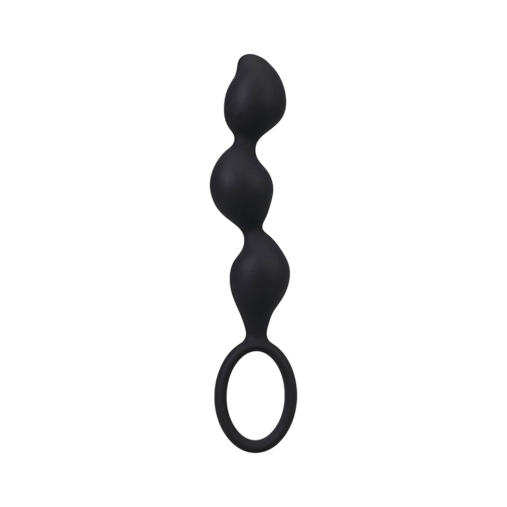 Mood Naughty Contour Beads Trainer Set – Black – Graduated Anal Training