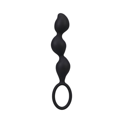 Mood Naughty Contour Beads Trainer Set – Black – Graduated Anal Training
