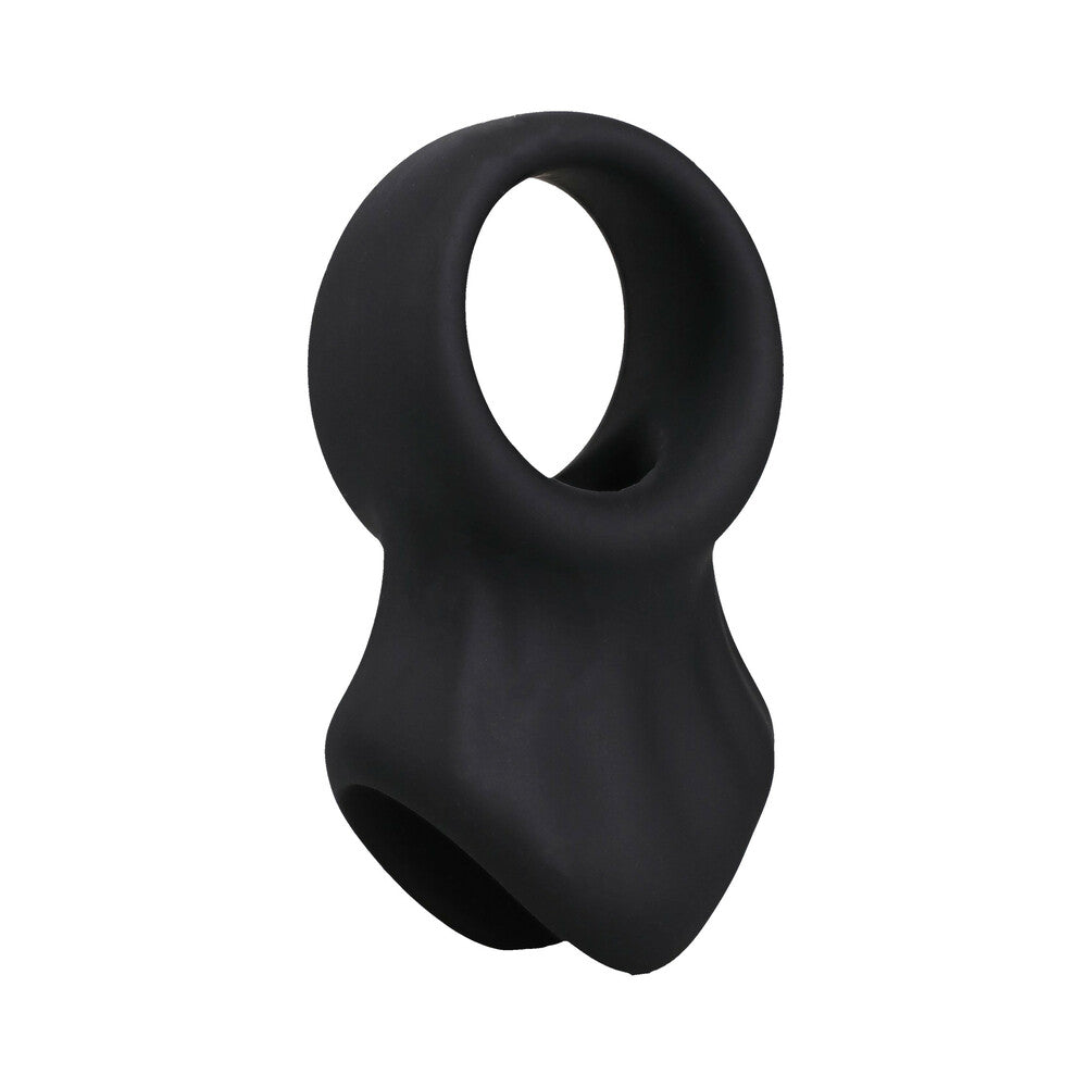Rock Solid The Presenter Silicone Cock Ring – Black