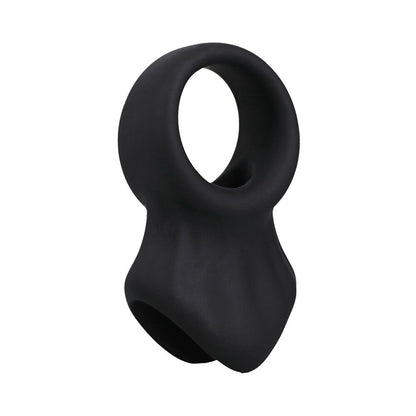 Rock Solid The Presenter Silicone Cock Ring – Black