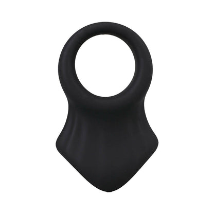 Rock Solid The Presenter Silicone Cock Ring – Black