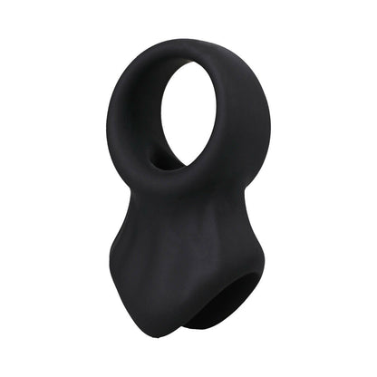 Rock Solid The Presenter Silicone Cock Ring – Black