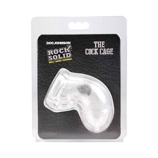 Rock Solid Cock Cage – Clear – Edging Device