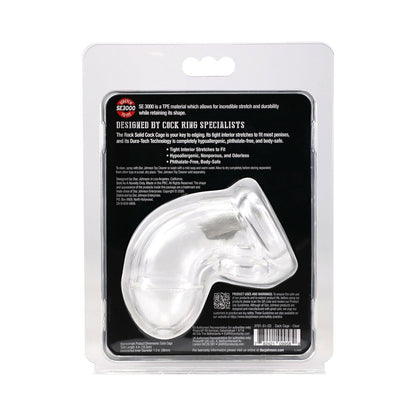 Rock Solid Cock Cage – Clear – Edging Device