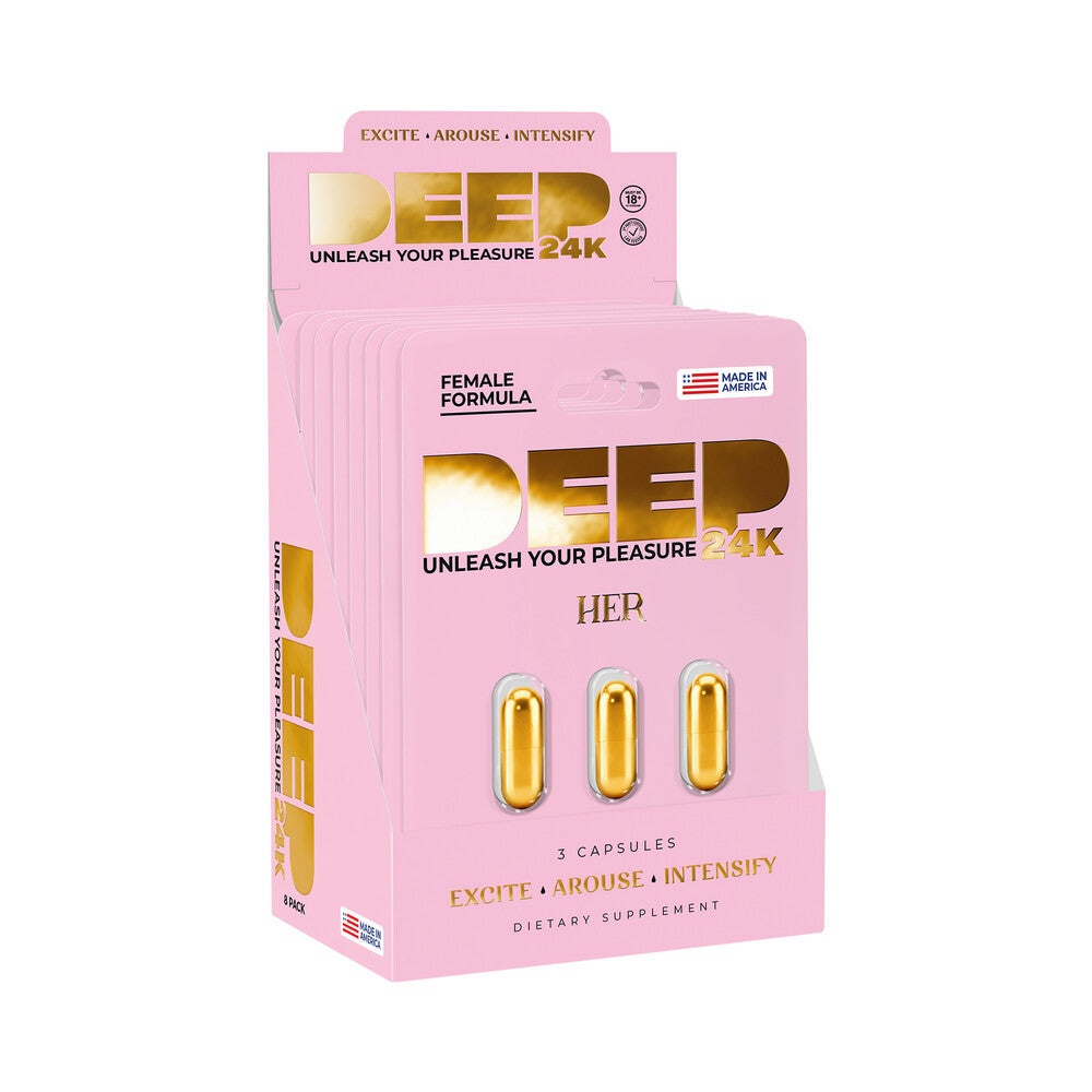 Doc Johnson DEEP Her 24K Capsules – Fast-Acting Formula