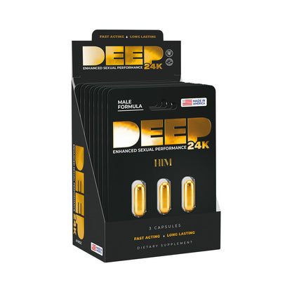 Doc Johnson DEEP Him 24K Capsules – Fast-Acting Formula