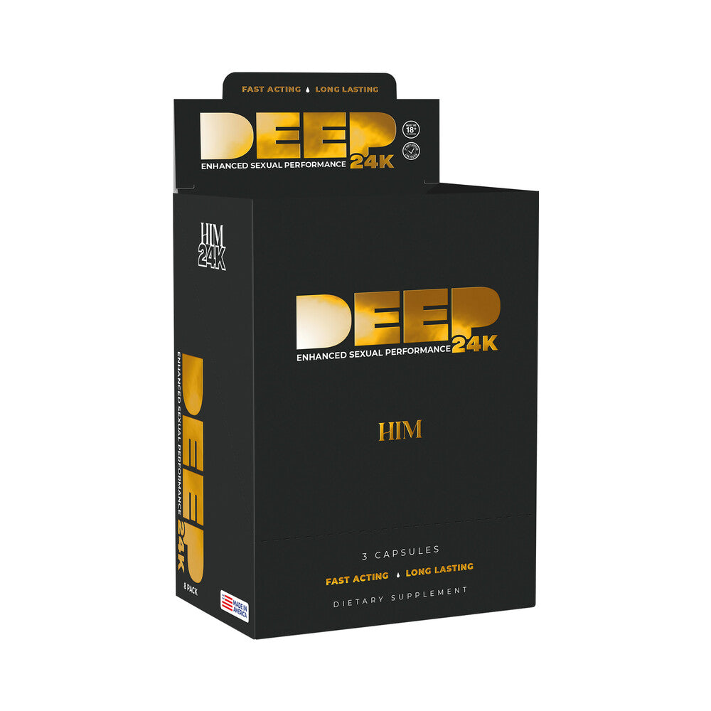Doc Johnson DEEP Him 24K Capsules – Fast-Acting Formula