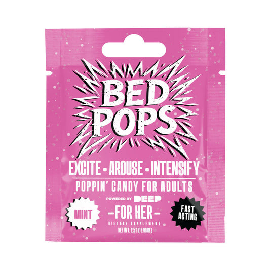 Doc Johnson Bed Pops For Her Fast-Acting Popping Candy - Mint