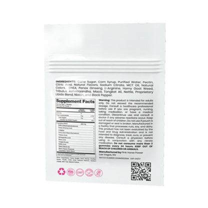 CAMRON'S Pink Horse Power Gummy – 12-Pack Display with Natural Ingredients