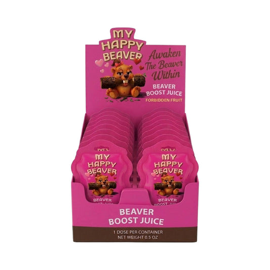 My Happy Beaver Beaver Boost Juice Shot 0.5 oz – Natural Ingredients – 12-Pack