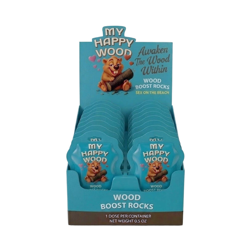 My Happy Wood Wood Boost Rocks 10g 12-Pack Display