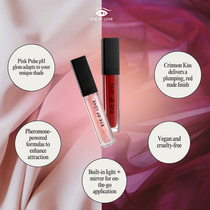 Eye of Love Matchmaker Attract Him Pheromone Plumping Lip Gloss - Crimson Kiss