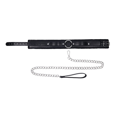 Sportsheets Sex & Mischief Shadow Collar and Leash – Black
