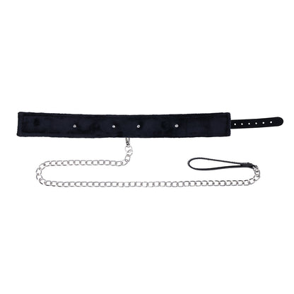 Sportsheets Sex & Mischief Shadow Collar and Leash – Black