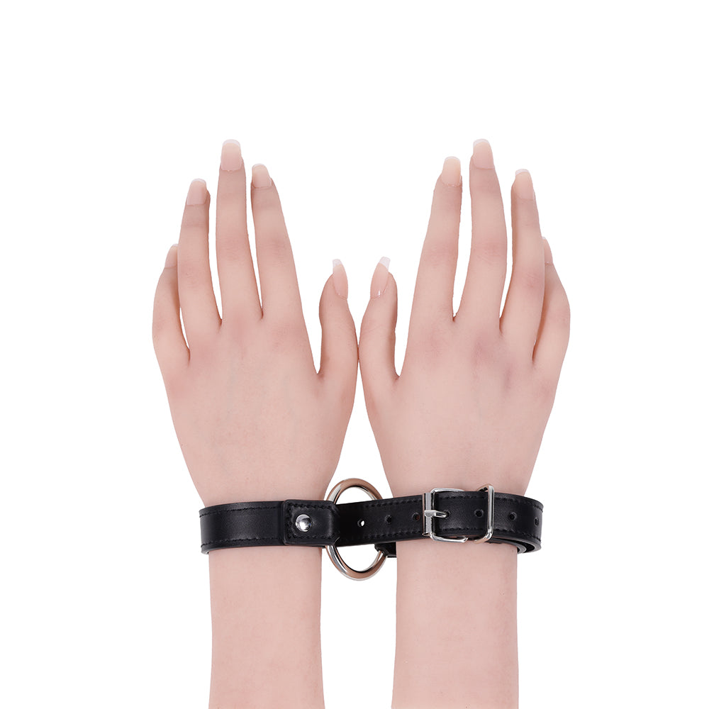 Sportsheets Sex & Mischief Shadow Convertible Cuffs - Black