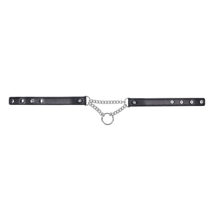Sportsheets Shadow Day Collar - Black/Silver