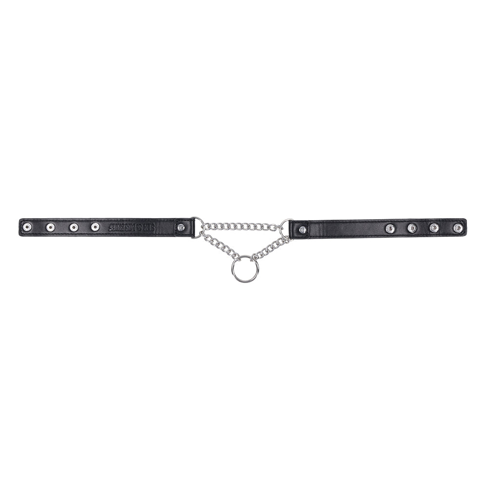 Sportsheets Shadow Day Collar - Black/Silver