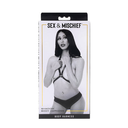 Sportsheets Sex & Mischief Shadow Body Harness – Black