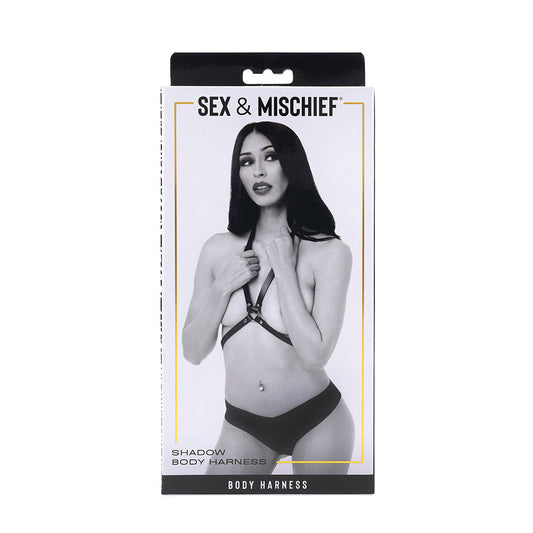 Sportsheets Sex & Mischief Shadow Body Harness – Black