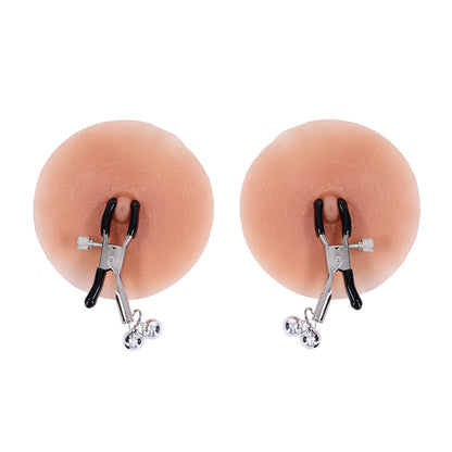 Sportsheets Shadow Bell Nipple and Clit Jewelry – Silver