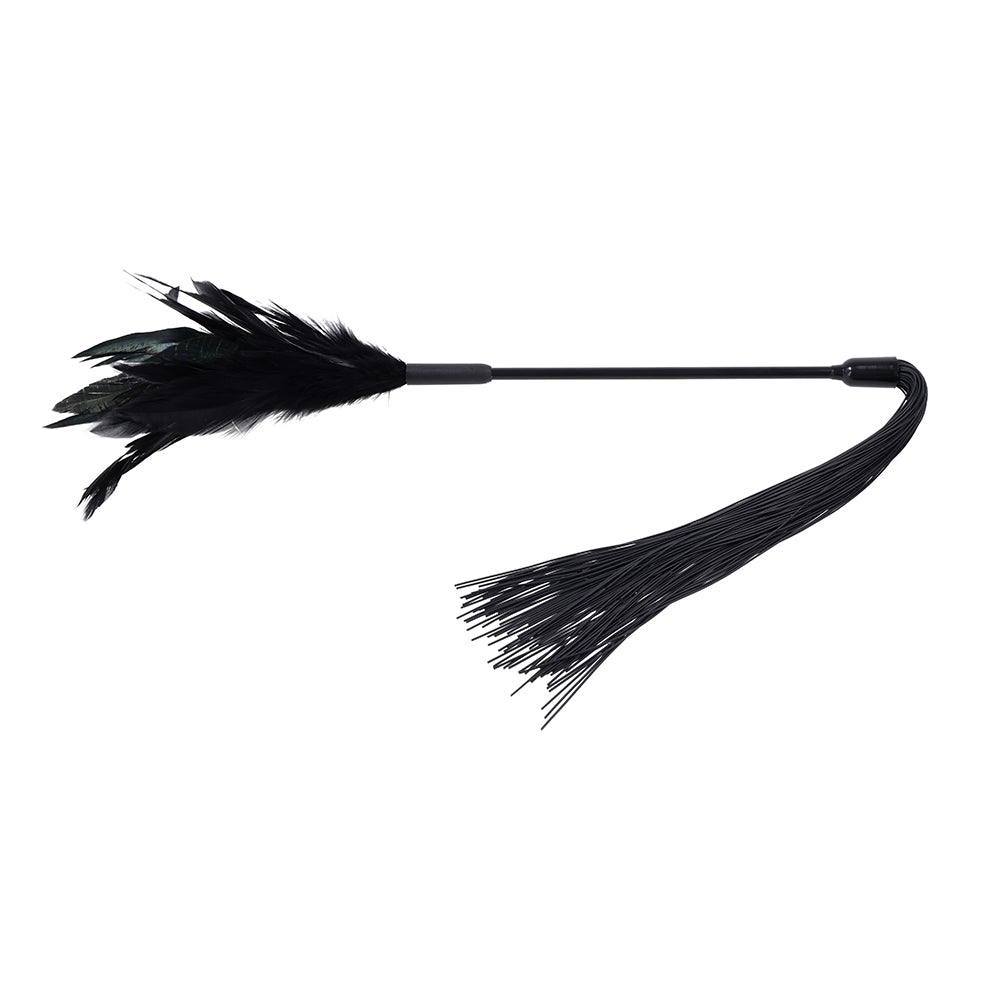 Sportsheets Sex & Mischief Shadow Feather Tickler – Black
