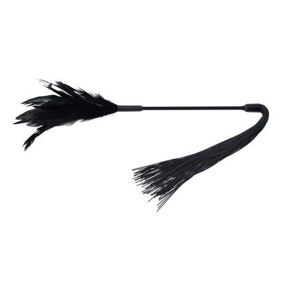 Sportsheets Sex & Mischief Shadow Feather Tickler – Black