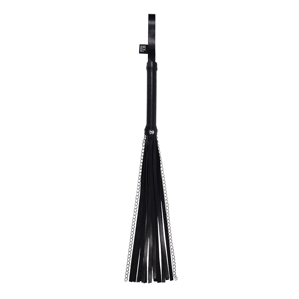 Sportsheets Sex & Mischief Shadow Chain Flogger – Black
