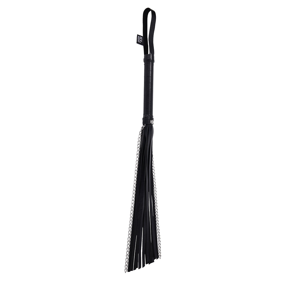 Sportsheets Sex & Mischief Shadow Chain Flogger – Black