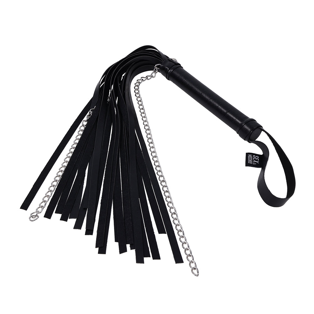 Sportsheets Sex & Mischief Shadow Chain Flogger – Black