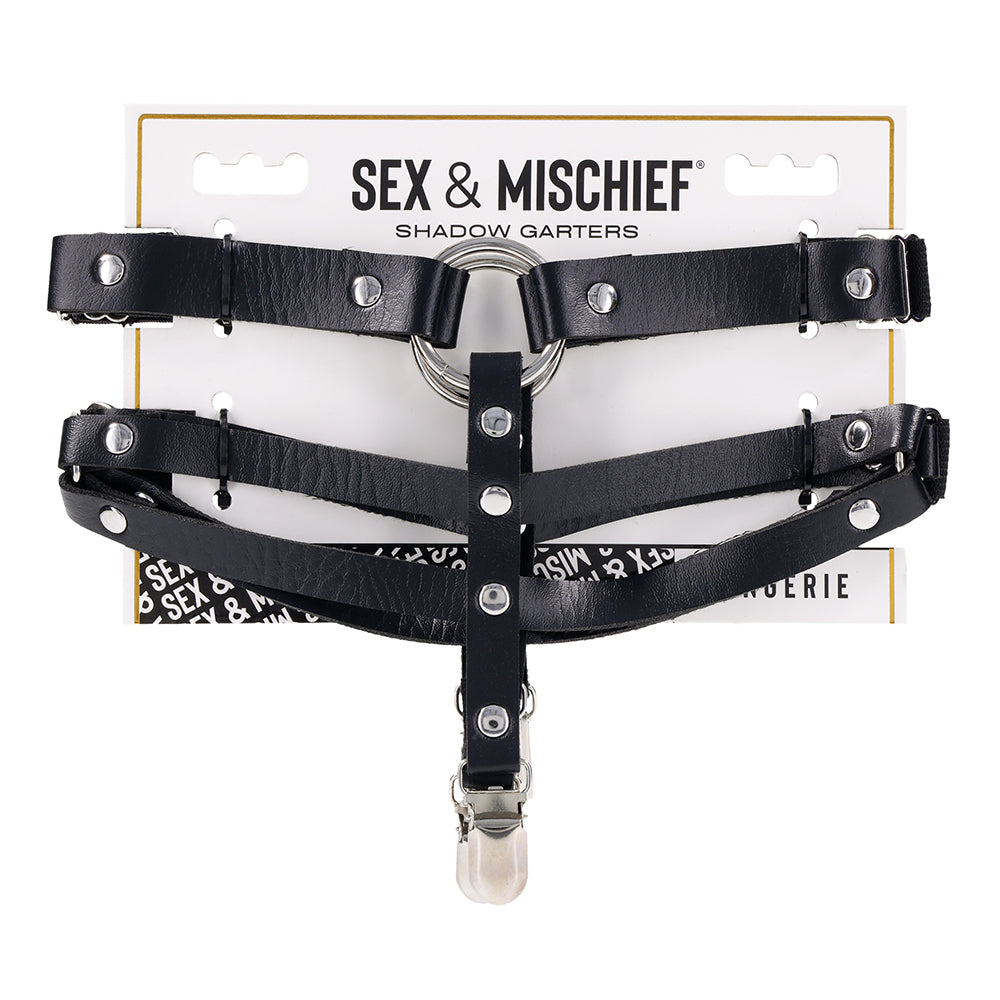 Sportsheets Shadow Garters – Black