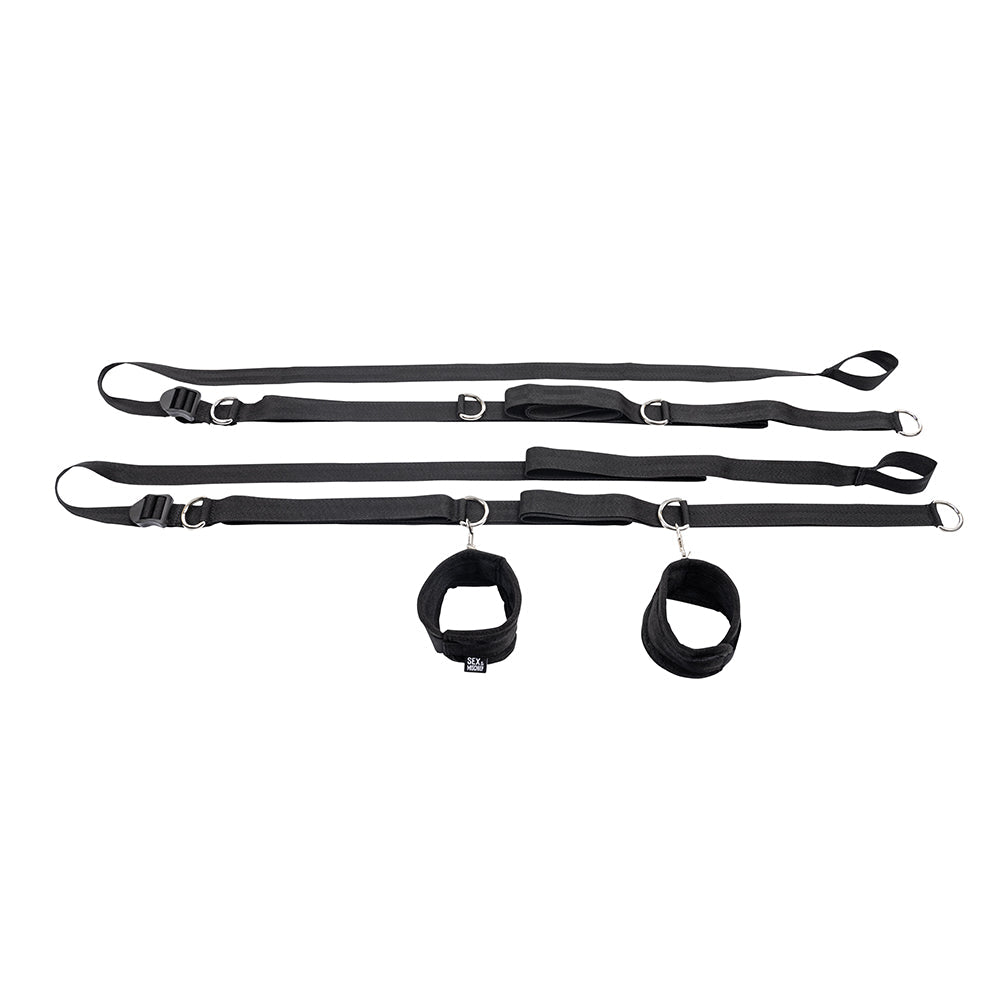 Sportsheets Shadow Anywhere You Dare Bondage Restraint System – Black