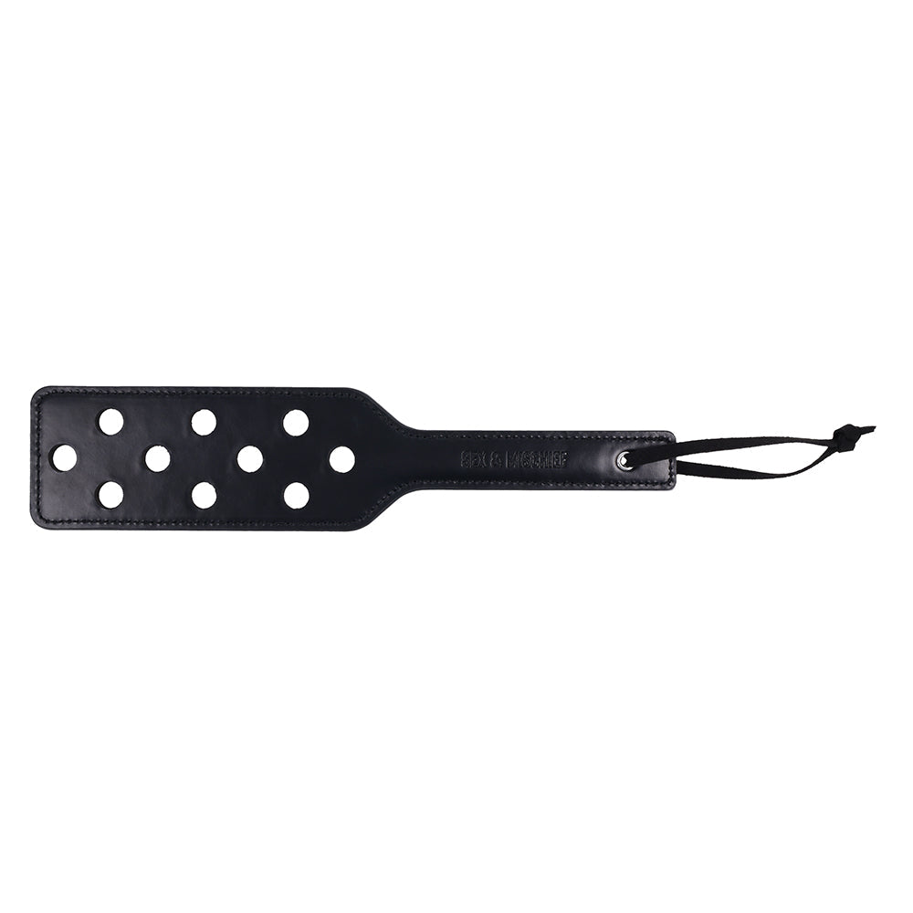 Sportsheets Sex & Mischief Shadow Paddle – Black