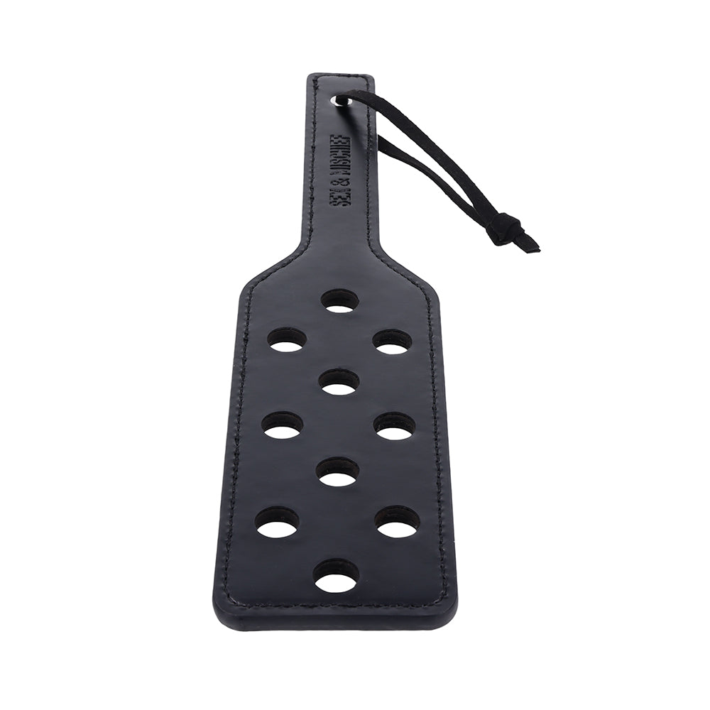 Sportsheets Sex & Mischief Shadow Paddle – Black
