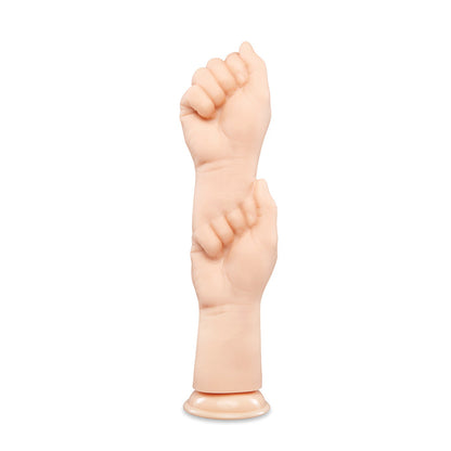 b-Vibe Fists 14.5 in. Fist-Style Realistic Dildo with Suction Cup - Vanilla