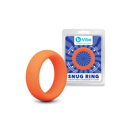 b-Vibe Snug Ring 40mm Silicone C-Ring – Orange
