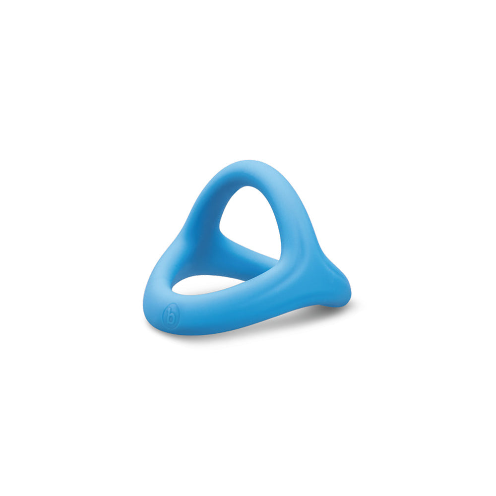 b-Vibe Snug Ring Tri-Sling Silicone C-Ring – Blue