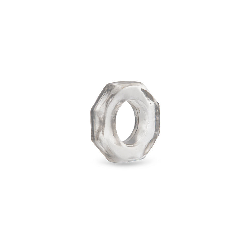 b-Vibe Stretch-Tech Bolt Ultra Stretchy C-Ring - Clear