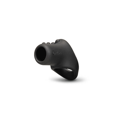 b-Vibe Flex Ring Shaft Silicone C-Ring & Ball Stretcher - Black