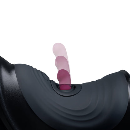 The Cowgirl Thrust Rider – Thrusting Device with Clitoral Tapping – Black