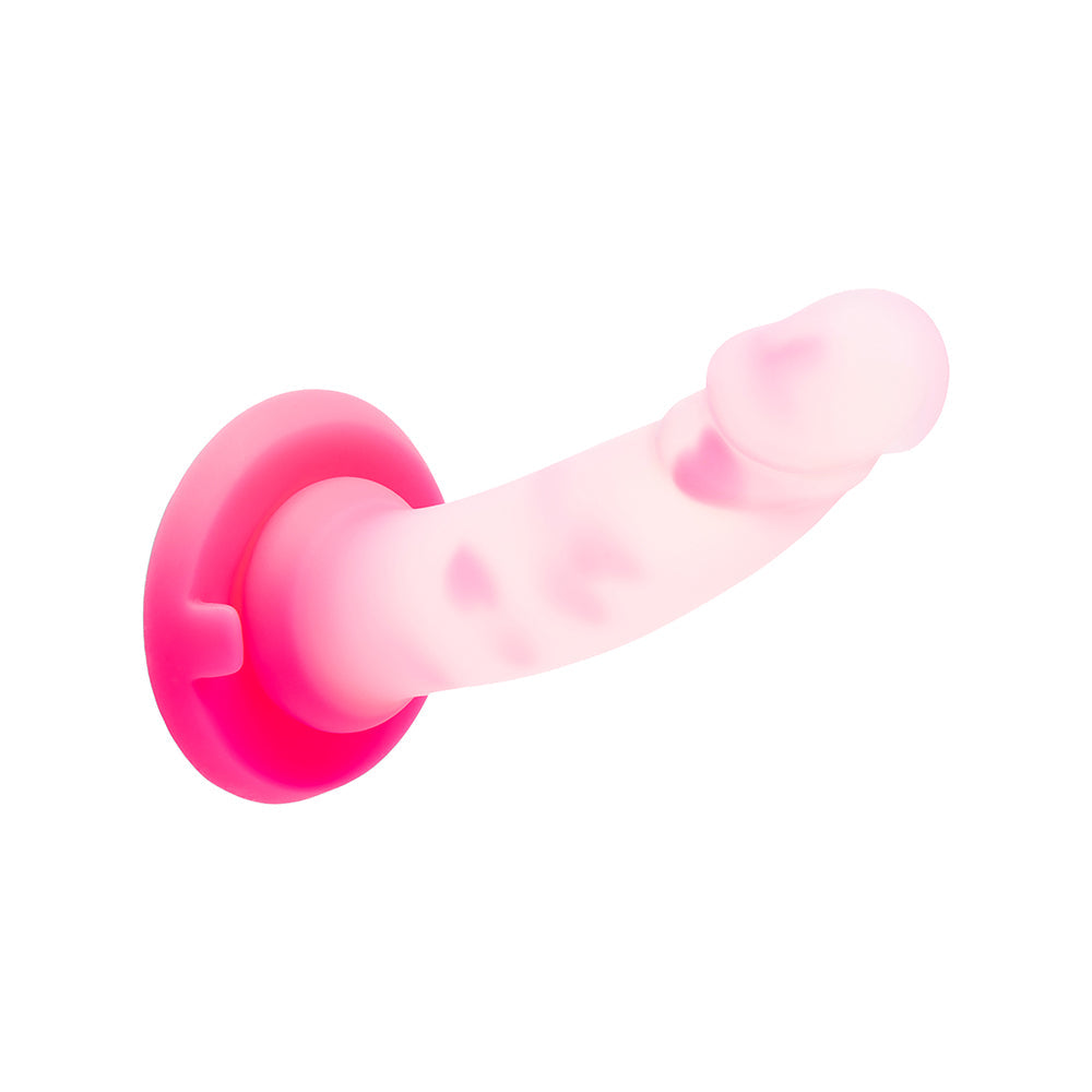 Together Toy 6 in. Heartfloat Bliss Dildo – Hot Pink