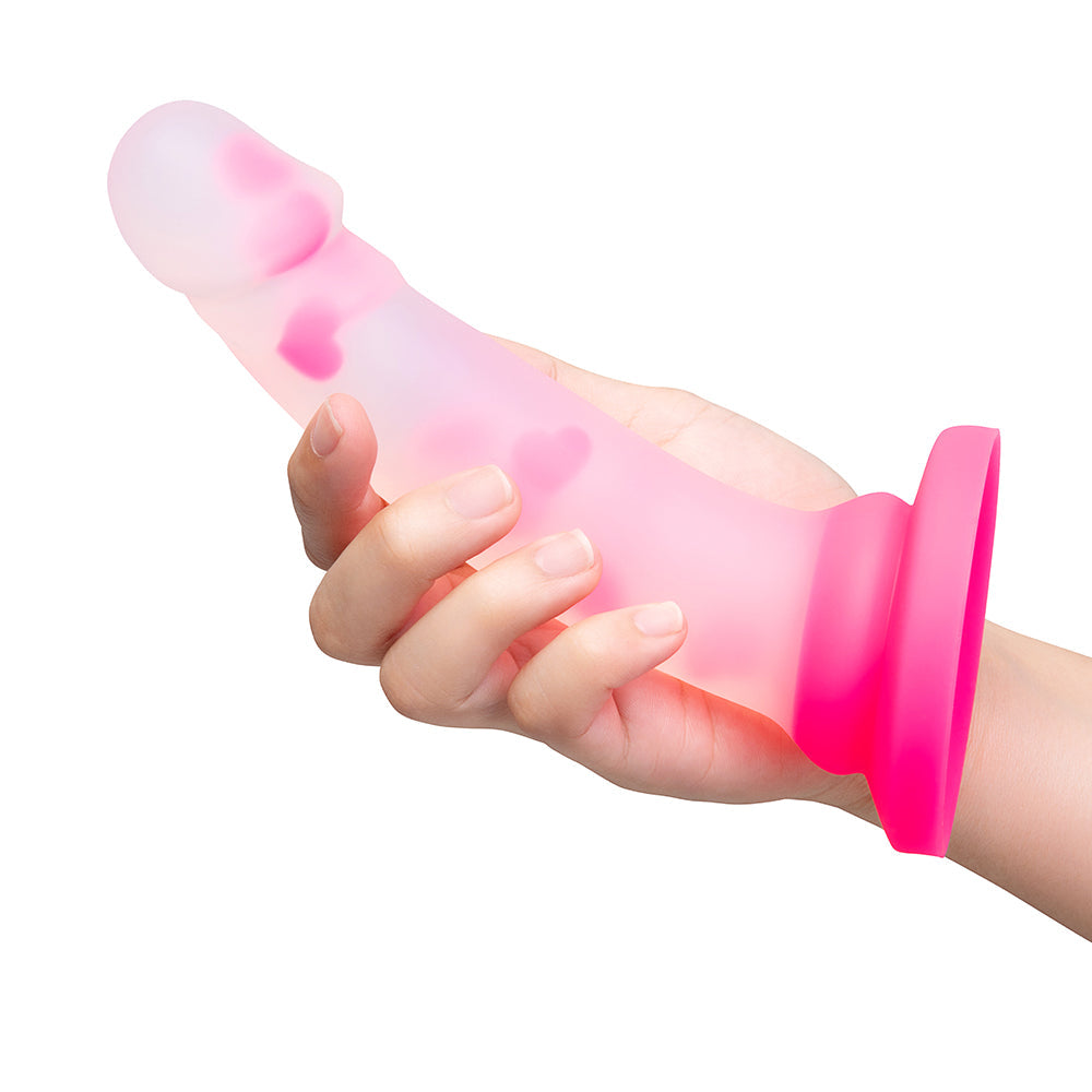 Together Toy 6 in. Heartfloat Bliss Dildo – Hot Pink