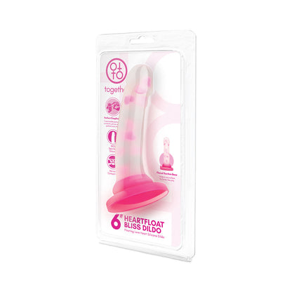 Together Toy 6 in. Heartfloat Bliss Dildo – Hot Pink