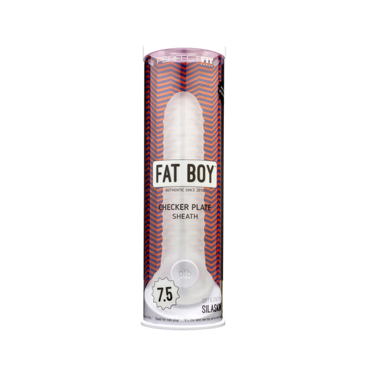 Perfect Fit Fat Boy Checker Box Sheath 7.5 in. - Clear