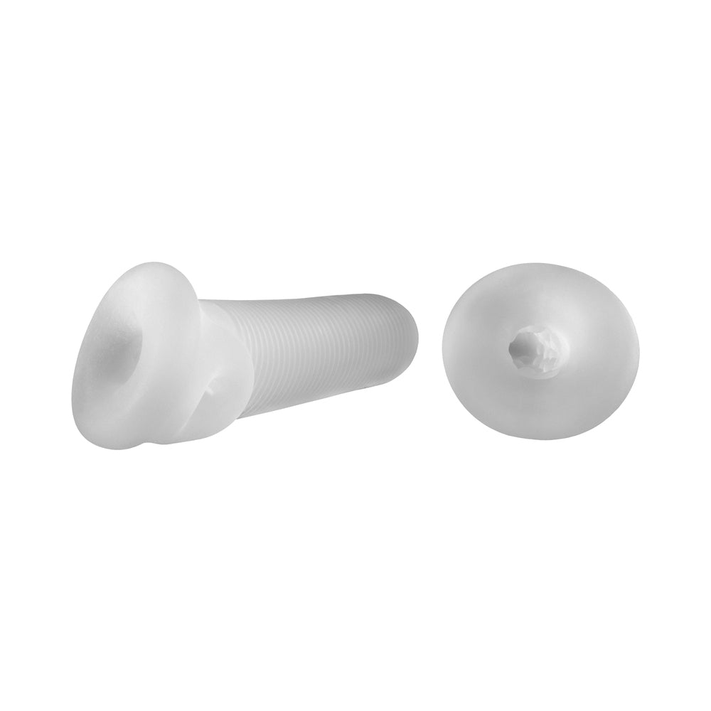 Perfect Fit Fat Boy Micro Ribbed Sheath 6.5 in. - Clear