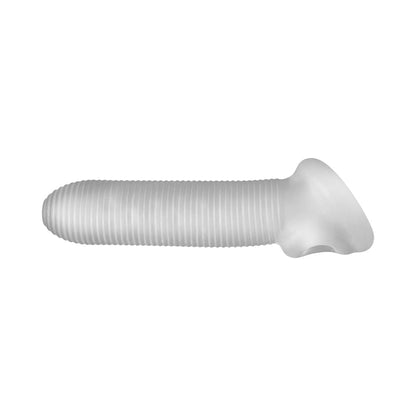 Perfect Fit Fat Boy Micro Ribbed Sheath 6.5 in. - Clear