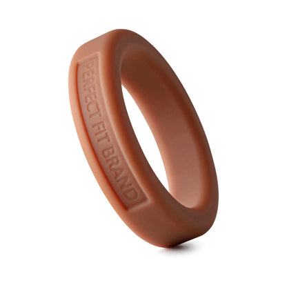 Perfect Fit Hefty Ring 1.4 in. Silicone Intimate Ring - Vanilla/Ivory/Beige
