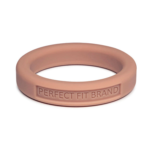 Perfect Fit Hefty Ring 1.4 in. Silicone Skintone - Brown
