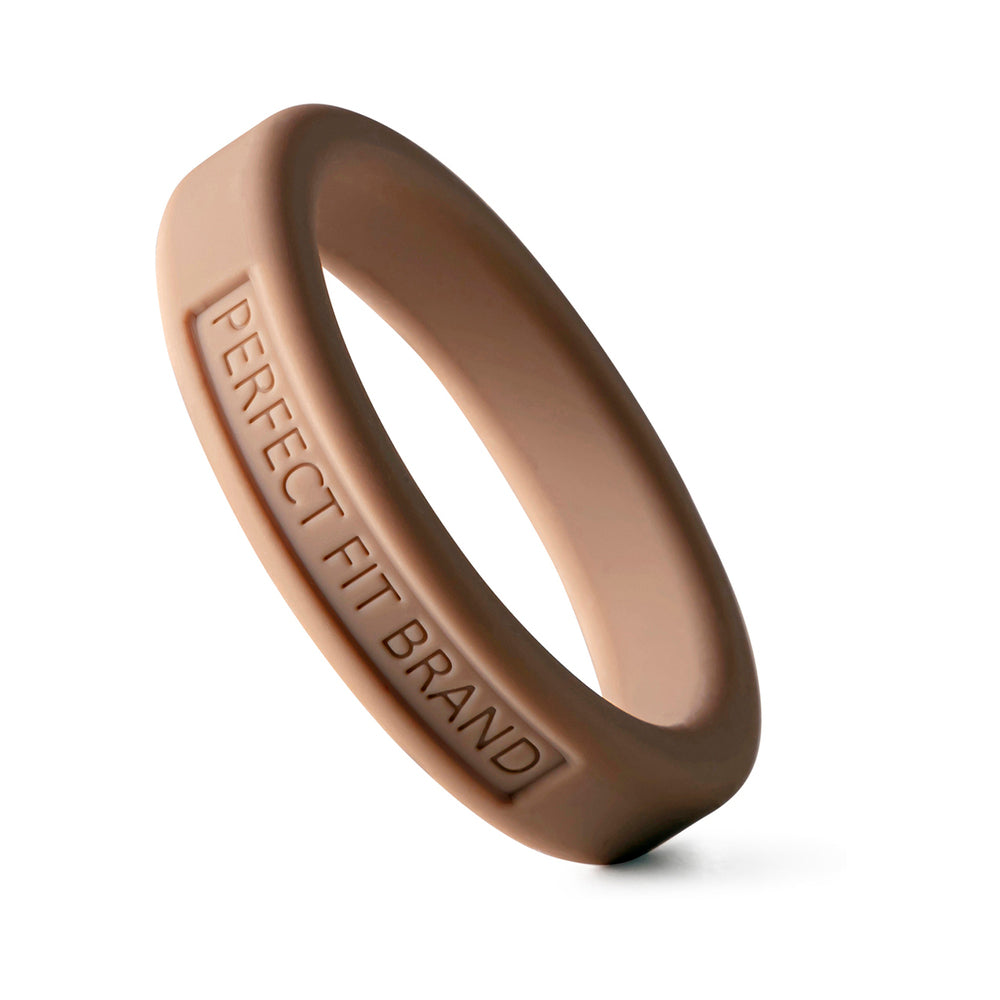 Perfect Fit Hefty Ring 1.75 in. Silicone - Tan