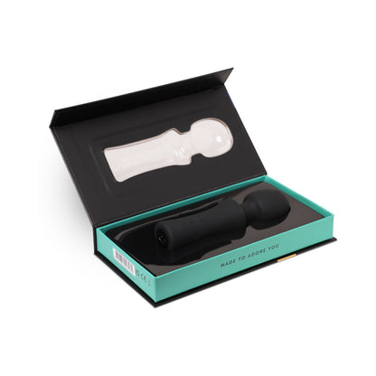 Nu Sensuelle Adore XLR8 Wand with Heat – Black