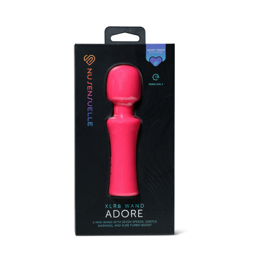 Nu Sensuelle Adore XLR8 Wand with Heat – Hot Pink